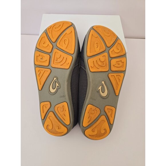 Olukai Nohea Mesh Shoes 10 Slip On Grey Gray Mens Causal Breathable Loafers - Picture 7 of 12